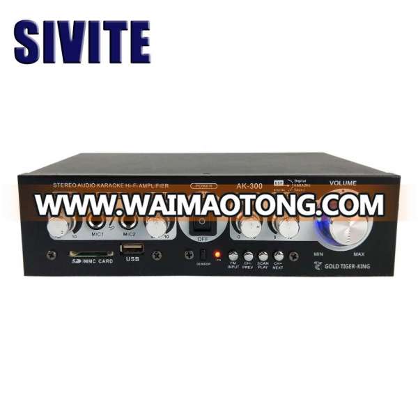 OEM&ODM hi-fi 12v stereo audio 100w audio professiona power amplifier